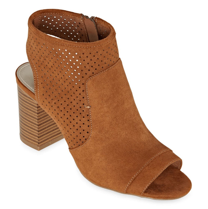 Booties- black booties- Boots- women booties- womens booties- booties shoes- heel booties- Shoes- white booties- ankle booties- booties for women- leather booties-brown booties-womens bootie-womens dress booties-High Hopes Peep-Toe Bootie Jolie Vaughan | Online Clothing Boutique near Baton Rouge, LA Jolie Vaughan Mature Women's Clothing Boutique-shoes-mature womens shoes near me-shoes near me