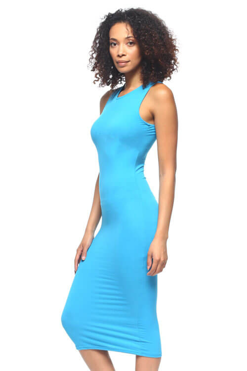 Ocean Blu Midi Dress  Women's Midi Dress – Jolie Vaughan Mature