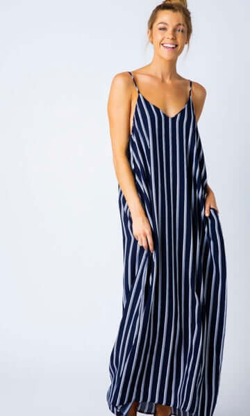 Striped Maxi Dress