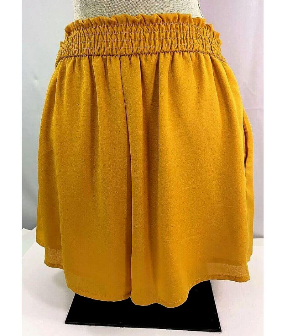 Flowy Smocked Waist Shorts Lined Shorts Gameday Jolie Vaughan