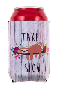 Sloth Koozie Jolie Vaughan | Online Clothing Boutique near Baton Rouge, LA koozies-sloth-beverage-can holder-womens-accessories-jolie j-jolie-boutique-womens drinkwear-womens koozies