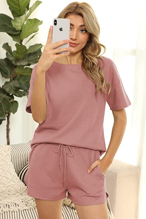 Ladies Oversize T shirt Cycling Shorts Co Ord Womens Lounge Wear Tracksuit  Set