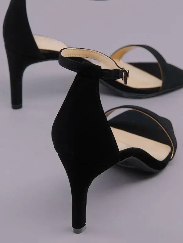 Timeless Strappy Kitten Heel Jolie Vaughan | Online Clothing Boutique near Baton Rouge, LA