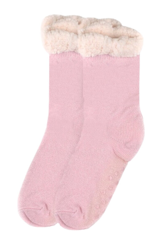 Sparkly Toes Sherpa Socks