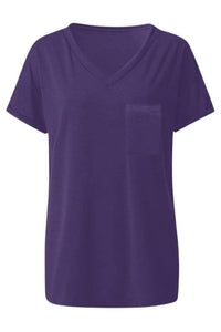 Everyday V-Neck Boyfriend Pocket Tee