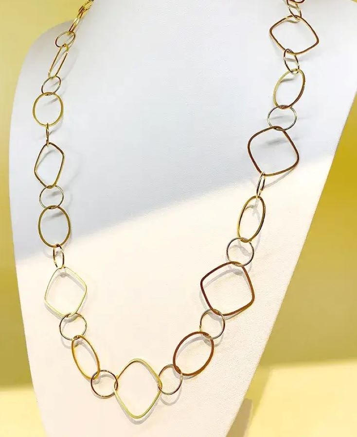 Everyday Gold Loop Long Necklace