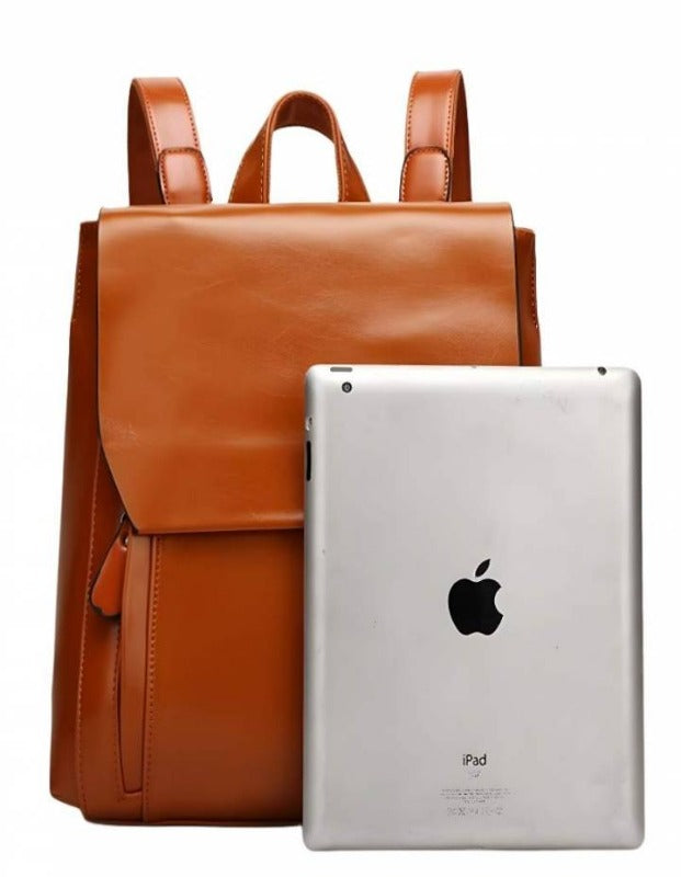 Womens Vegan Leather Backpack Purse Crossbody Laptop Messenger Bag