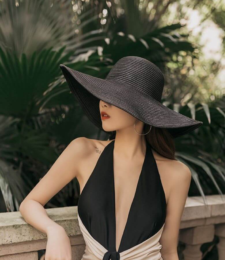 Wide Brim Floppy Beach Hat – Jolie Vaughan Boutique