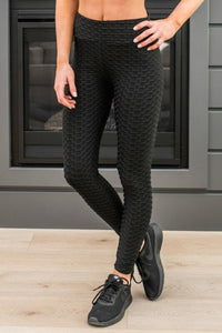 Viral Bum Scrunch Textured Leggings