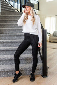 Viral Bum Scrunch Textured Leggings