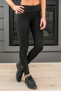 Viral Bum Scrunch Textured Leggings