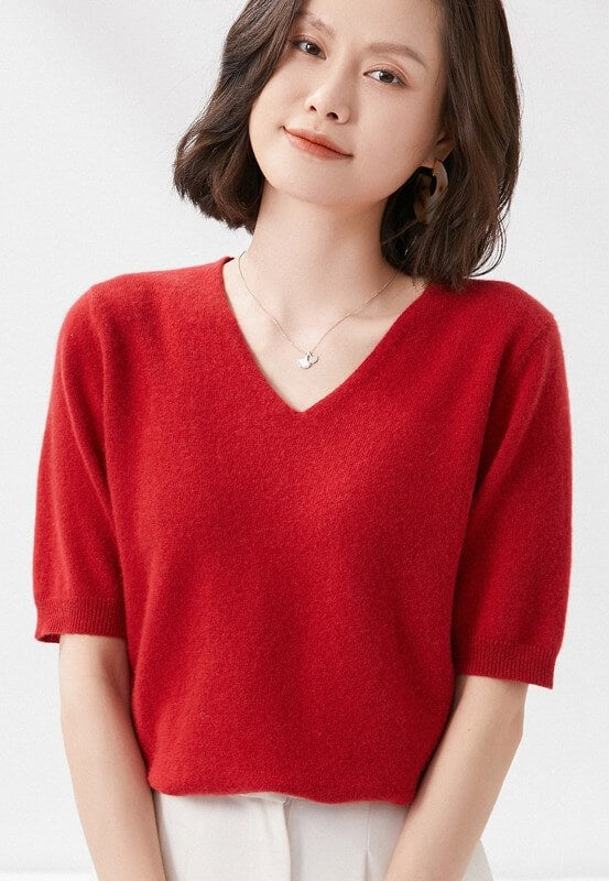 Half sleeve best sale sweater women's