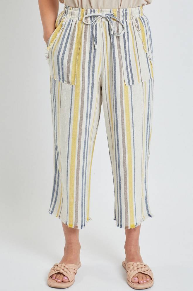 Drawstring Linen Pants  Wide Leg Pants – Jolie Vaughan Mature Women's  Online Clothing Boutique