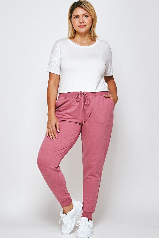 French Terry Joggers Sweatpants – Jolie Vaughan Boutique