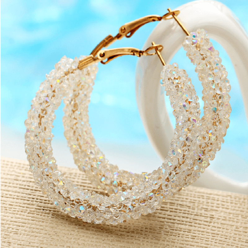 Floral Swing Gold Earrings