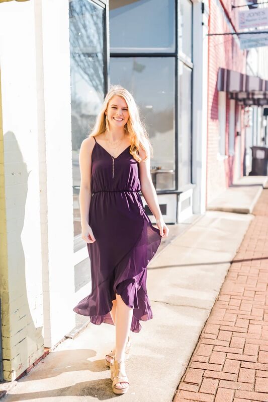 Asymmetrical Hem Dress - Ruffle Hem Dress Jolie Vaughan Boutique Asymmetrical Hem Dress - Ruffle Hem Dress Jolie Vaughan Boutique