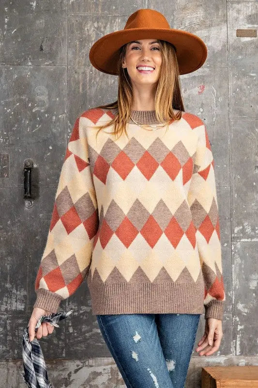 Daisy Argyle Sweater Jolie Vaughan | Online Clothing Boutique near Baton Rouge, LA