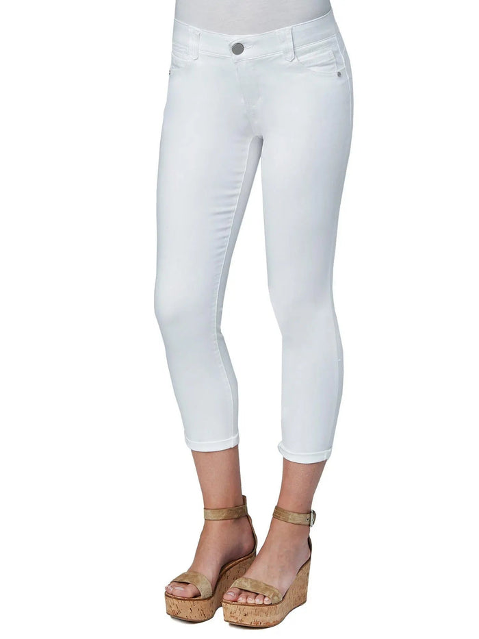 Democracy Ab Solution Itty Bitty Booty Jeans-White – Jolie Vaughan