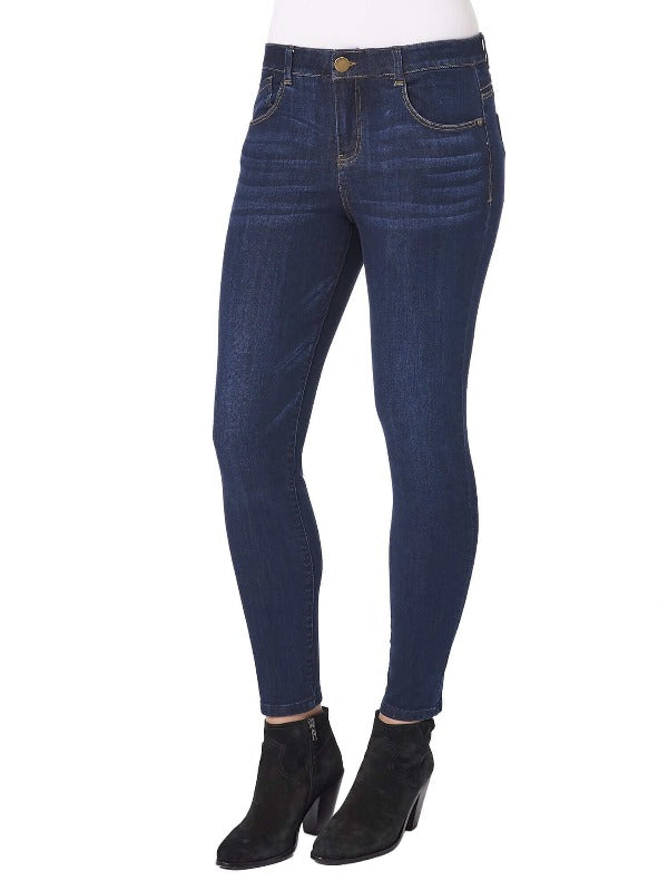 Luxe High Rise "Ab"solution® Ankle Length Skinny Jeans
