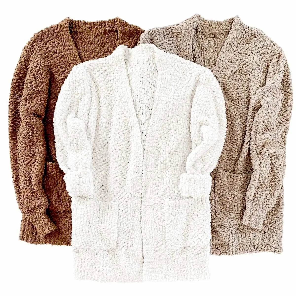 Boutique outlet popcorn cardigan