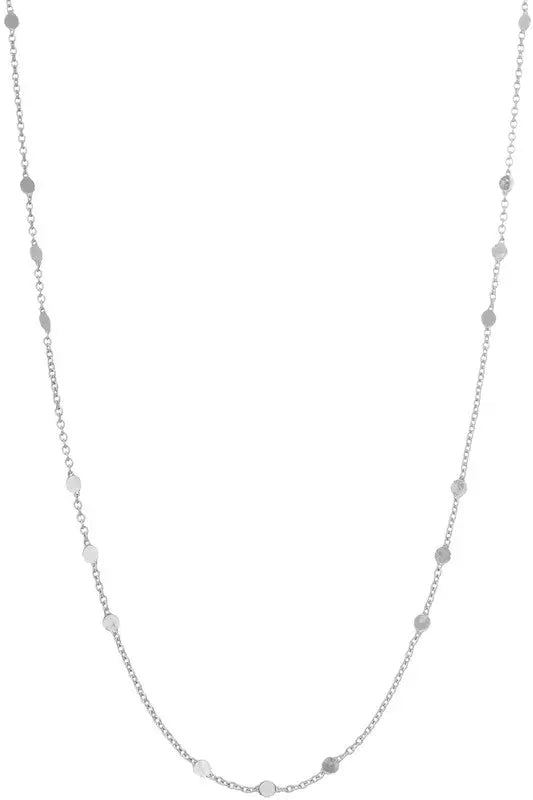 Flat Round Chain Necklace Jolie Vaughan | Online Clothing Boutique near Baton Rouge, LA