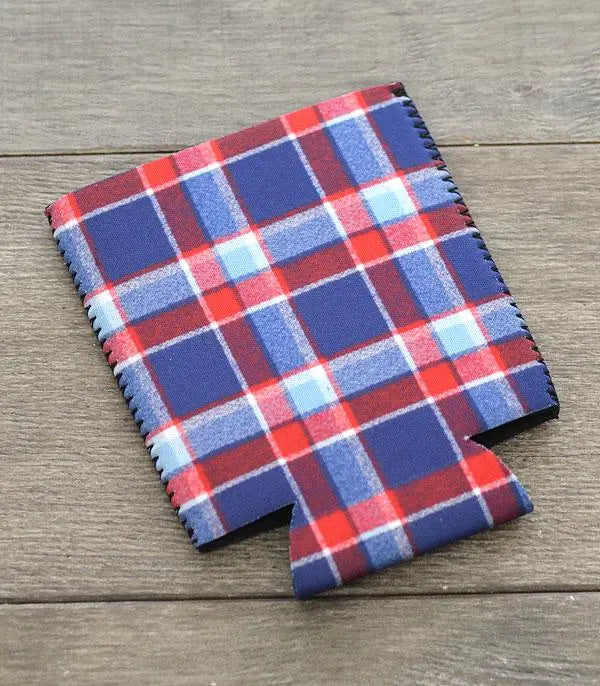 Good Girl Gone Plaid Koozie Jolie Vaughan | Online Clothing Boutique near Baton Rouge, LA