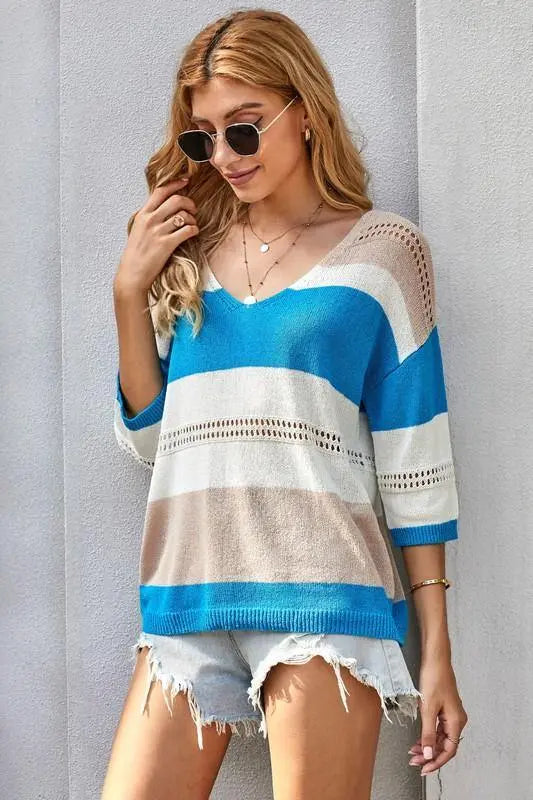Grace Casual Loose Knit Sweater Jolie Vaughan | Online Clothing Boutique near Baton Rouge, LA
