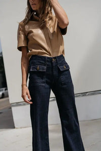 JBD Wide Leg Trouser Jeans Jolie Vaughan | Online Clothing Boutique near Baton Rouge, LA