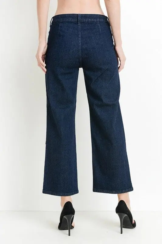JBD Wide Leg Trouser Jeans Jolie Vaughan | Online Clothing Boutique near Baton Rouge, LA