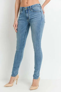 JUST USA Mid-Rise Skinny Jeans Jolie Vaughan | Online Clothing Boutique near Baton Rouge, LA