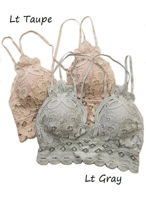 Crochet Lace Bralette with Lining – Gusset America
