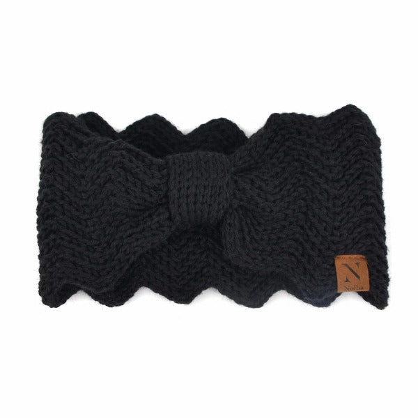 Knotted Bow-Front Chunky Knit Headband Jolie Vaughan | Online Clothing Boutique near Baton Rouge, LA