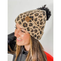 Leopard Print Matching Cuff Beanie Jolie Vaughan | Online Clothing Boutique near Baton Rouge, LA