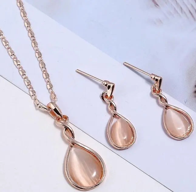 Luxurious Necklace & Earrings Set Jolie Vaughan | Online Clothing Boutique near Baton Rouge, LA