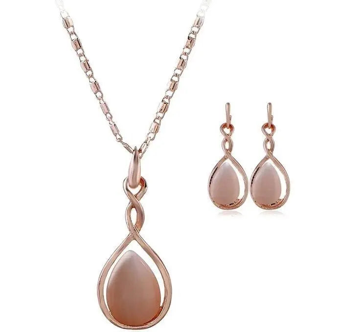 Luxurious Necklace & Earrings Set Jolie Vaughan | Online Clothing Boutique near Baton Rouge, LA