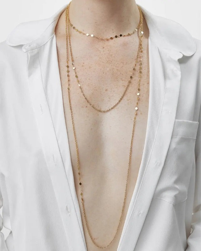 Marrin Costello Dainty 3-in-1 Layers Chain Necklace Jolie Vaughan | Online Clothing Boutique near Baton Rouge, LA