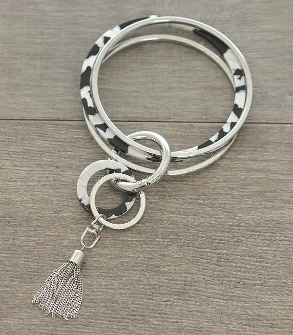 Multi-Ring Keychain Bangle Bracelet Jolie Vaughan | Online Clothing Boutique near Baton Rouge, LA