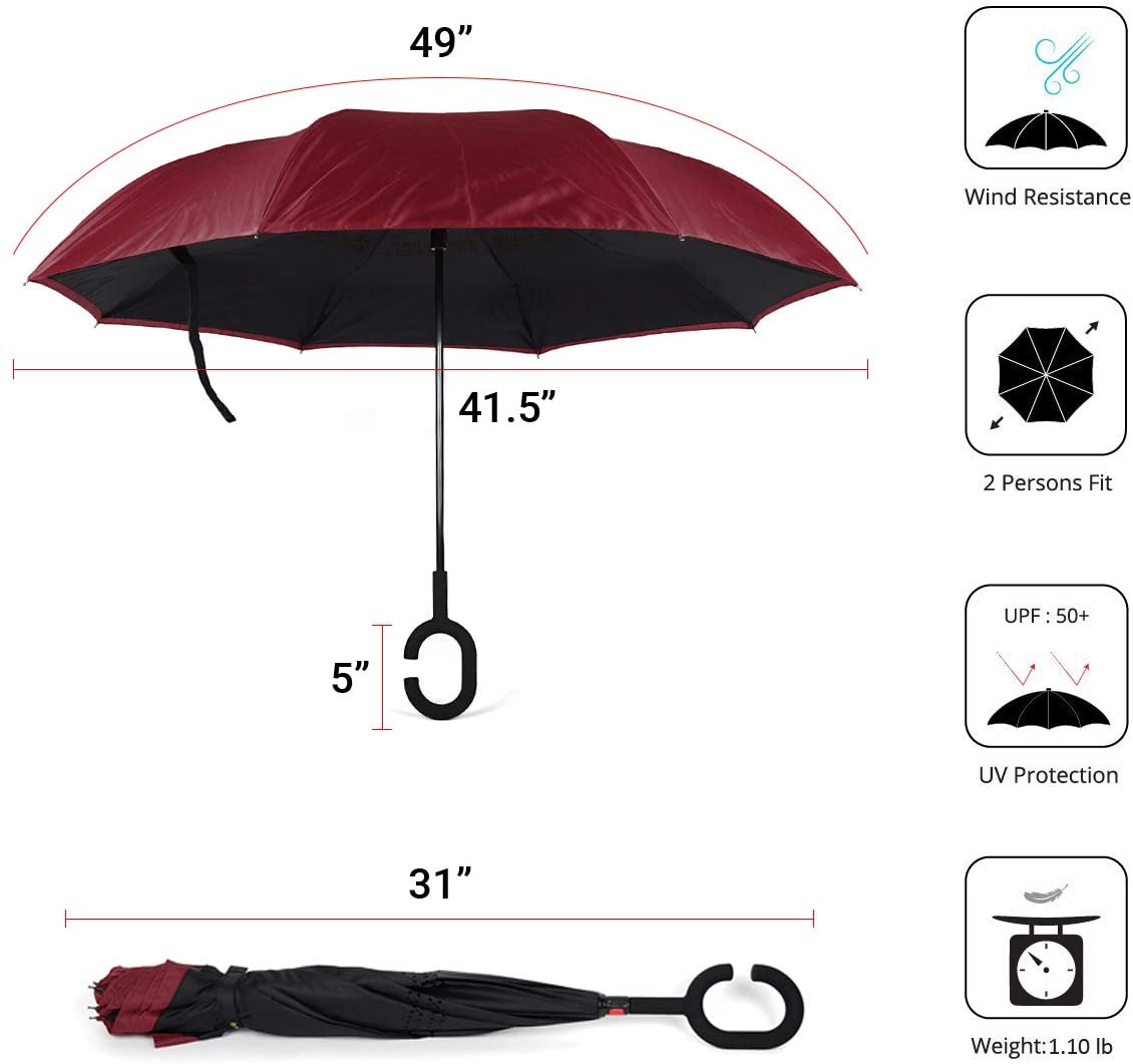 Collegiate Collection Parquet Inverted Umbrella Jolie Vaughan Mature Women's Online Clothing Boutique