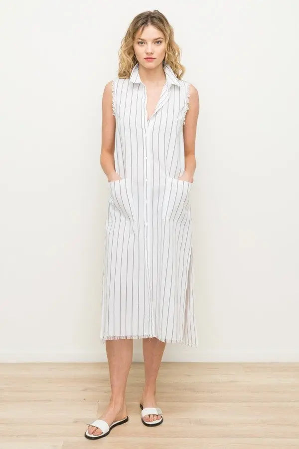 Ready for the Beach Striped Midi Dress Jolie Vaughan Boutique Ready for the Beach Striped Midi Dress Jolie Vaughan Boutique