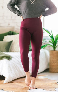 Seamless Fleece Lined Leggings  Mature Women's Leggings – Jolie Vaughan  Mature Women's Online Clothing Boutique