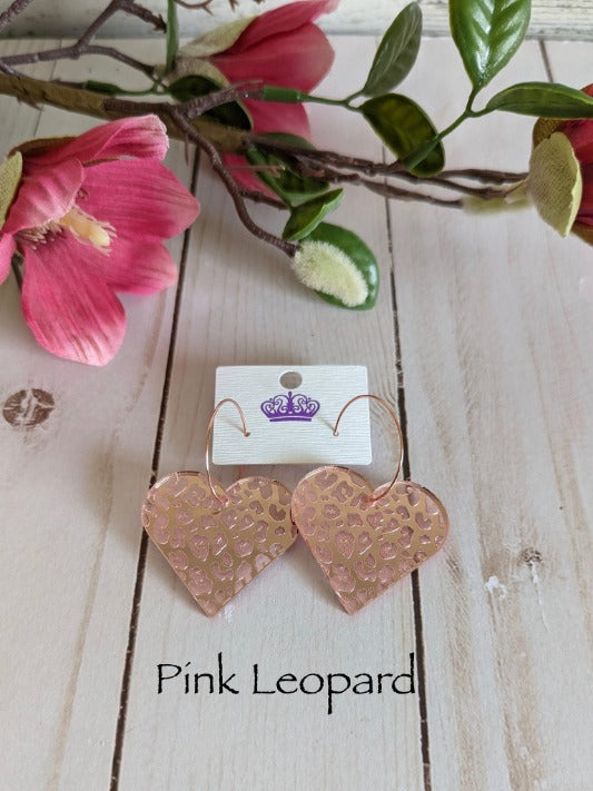 jolie vaughan womens earrings jewelry-jewlery-afterpay-womens-earrings-valentines day-gifts-leopard-heart-leopard heart earrings-pink heart earrings-pink-earrings