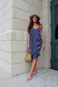 Striped Maxi Dress | Mature Women's Dresses Jolie Vaughan Boutique Striped Maxi Dress | Mature Women's Dresses Jolie Vaughan Boutique
