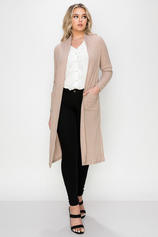 Open Front Duster Mature Women's Online Boutique – Jolie Vaughan
