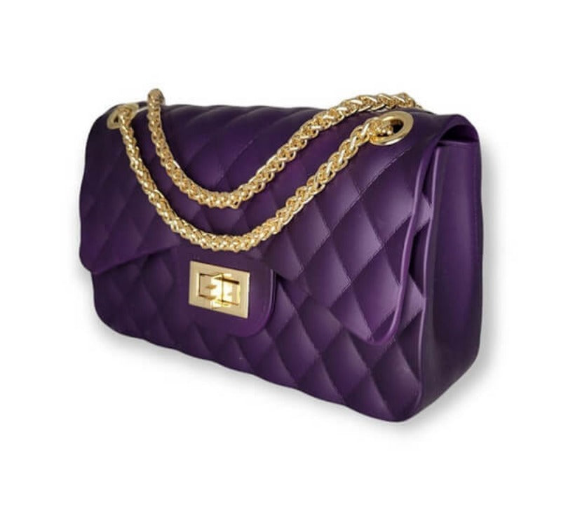 Chanel Purple Jelly Tote