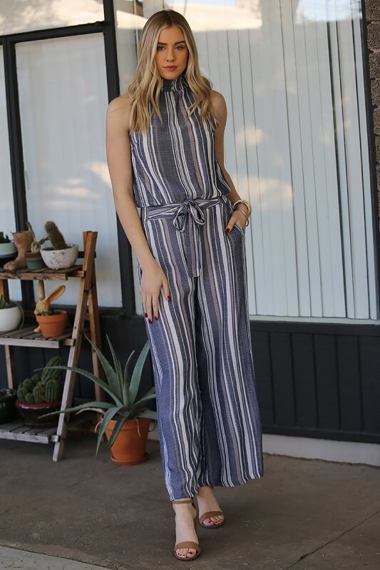 blue striped jumpsuit-black and white striped- jumpsuit- blue and white striped-jumpsuit-striped jumpsuit women-striped wide leg jumpsuit