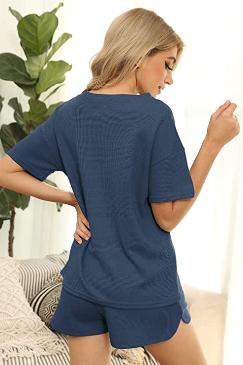 Everyday Lounge Shorts Set Mature Women s Loungewear Sets