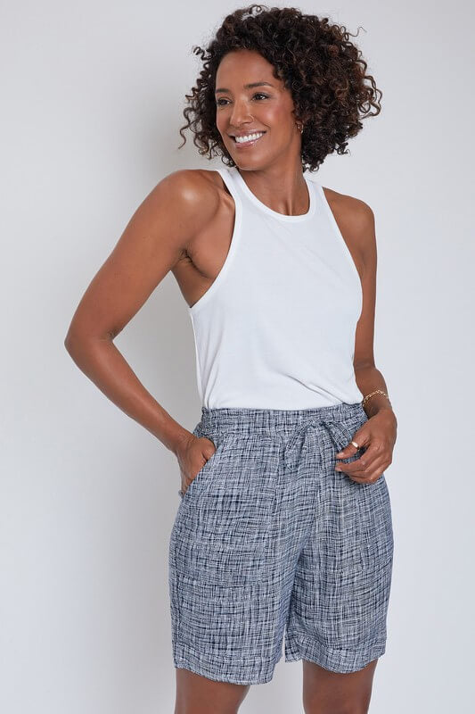 Womens white discount drawstring shorts